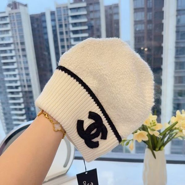 ☆超人気☆【オシャレなビーニー】シャネル ニット帽 パロディ shr92134